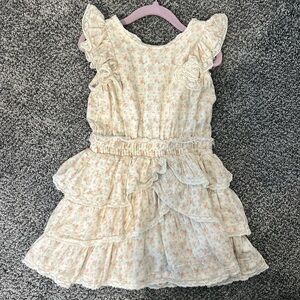 Loveshackfancy girls tiered floral dress size 5-6y
